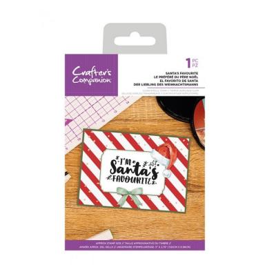 Crafter's Companion Clear Stamp - Santa's Favourite